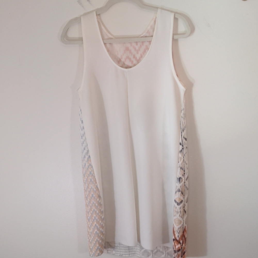 𝅺zara Collection Geometric Sleeveless Shift Dress small - Picture 7 of 7